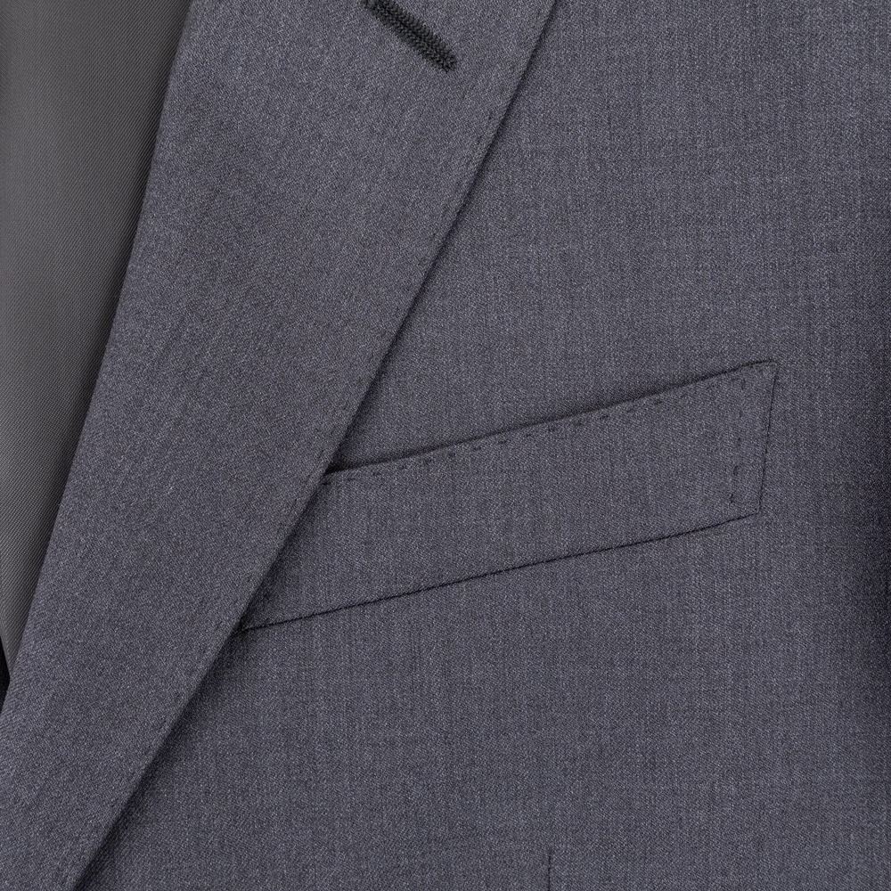 NWOT GUCCI Slim Fit Wool Suit Men's 46 Gray - Picture 11 of 15